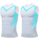 💪 rouvenor® Ion-Infused Shaping Vest – Compression and cooling – Body shaping, sleeveless – Invisible under clothing 🕶️