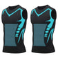 💪 rouvenor® Ion-Infused Shaping Vest – Compression and cooling – Body shaping, sleeveless – Invisible under clothing 🕶️