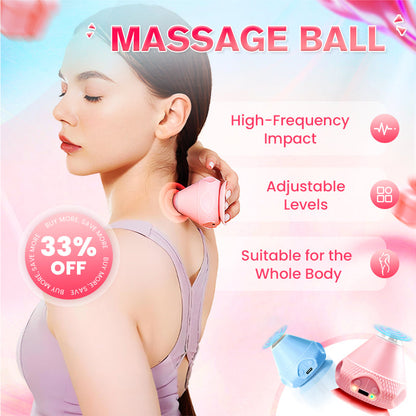 Electric Adsorption Type Vibrating Hot Compress Fascia Ball Massager🔥💥50%~62% OFF Limited Time💥~And buy 1 get 1 free, buy more and get more❗️❗️【Free shipping on all】