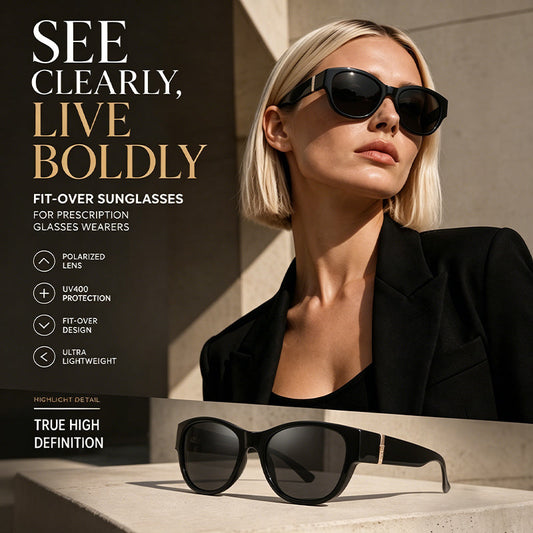🔥 50% OFF · Large Sunglasses to Wear Over Glasses for Women ✨