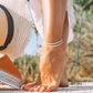 💜Ladies~ This limited-time special!💜Dainty Layered waterproof anklet✨Buy 2 pairs and get 1 pair free for a limited time~ The more you buy, the more you earn!