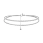 💜Ladies~ This limited-time special!💜Dainty Layered waterproof anklet✨Buy 2 pairs and get 1 pair free for a limited time~ The more you buy, the more you earn!