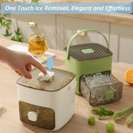 🔥Summer Hot Sale 50% Off🧊Portable Ice Maker with Lid and Storage Box (48 cubes)
