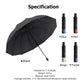 📢  HOT SALE 50% OFF ☔12-Rib Large Foldable Windproof Umbrella