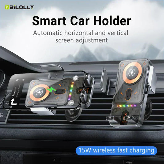 ⏳Time-Limited Special⏰New Wireless Fast Charging Car Mount (2026)