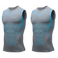 💪 rouvenor® Ion-Infused Shaping Vest – Compression and cooling – Body shaping, sleeveless – Invisible under clothing 🕶️