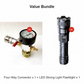 🧯Universal Air Tank Valve Adapter Heavy-Duty Brass Air Tank Adapter | High-Pressure Quick Coupler for Air Tanks to Tire Inflators