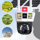 🔥2025 Hot Sale🔥360° Smart Solar Surveillance Camera with Three-screen Monitoring
