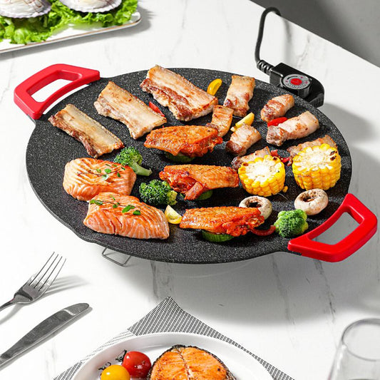 🔥 50% OFF! Free shipping! 🔥 🍳 Non-stick electric griddle ✨ Suitable for indoor and outdoor use ⚡ Key features: ✅ Large surface area (28~40 cm) - can grill 4 servings at the same time ✅ Adjustable temperature (80-230°C) ✅ Easy to clean