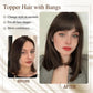 💥Limited Time Big Sale 55% OFF💥 Natural Hair Toppers with Bangs for Women