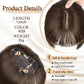 💥Limited Time Big Sale 55% OFF💥 Natural Hair Toppers with Bangs for Women