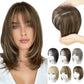 💥Limited Time Big Sale 55% OFF💥 Natural Hair Toppers with Bangs for Women