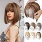 💥Limited Time Big Sale 55% OFF💥 Natural Hair Toppers with Bangs for Women