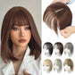 💥Limited Time Big Sale 55% OFF💥 Natural Hair Toppers with Bangs for Women