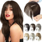 💥Limited Time Big Sale 55% OFF💥 Natural Hair Toppers with Bangs for Women