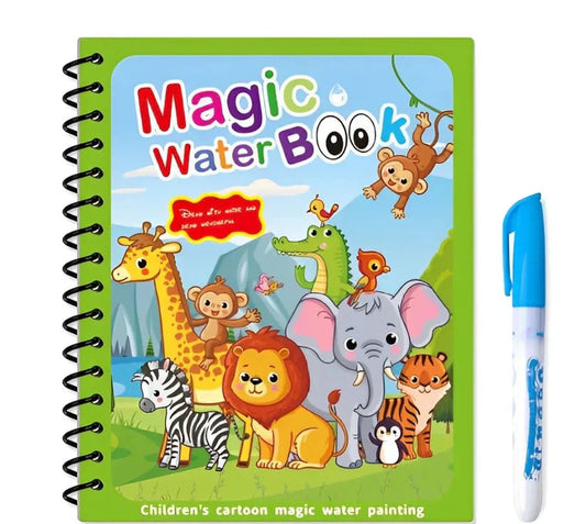 Montessori Water Drawing & Coloring Book