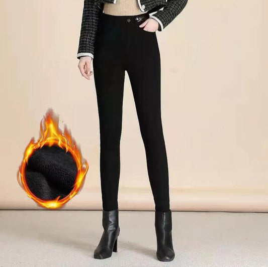 👖 50% OFF NOW! 💕 Women's High Waist Warm Skinny Jeans - Stretchy & Slimming, Perfect for All-Day Comfort and Style ✨