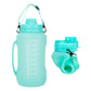 Silicone foldable anti drop sports portable water bottle