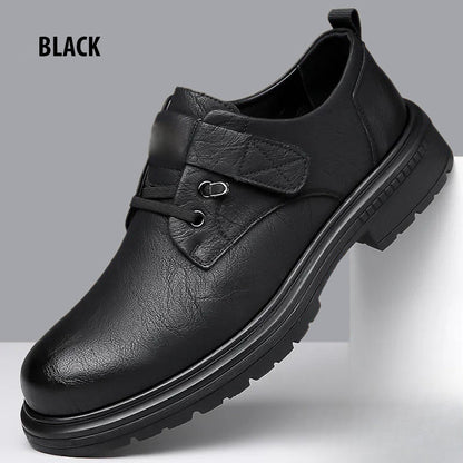 Men's Breathable Retro PU Leather Soft Sole Shoes（50% OFF）