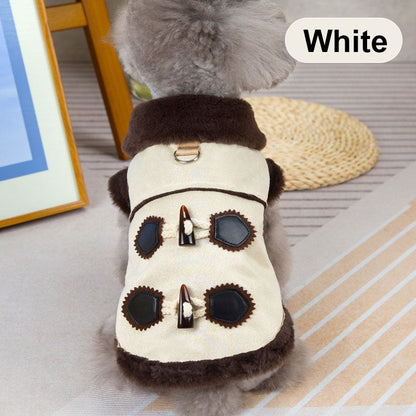 Stylish Button Warmth Comfort Pet Clothing