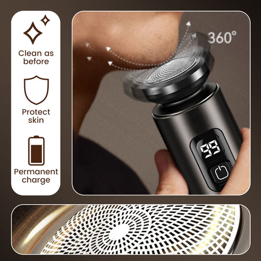 🔥2025HOTSALE🔥Limited Time Discount 55%✨Men's Portable Electric Mini Shaver with Floating Blades~💥Order two and get $20 off💥