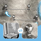 🛁✨ Light Luxury No-Punch - Retractable Suction Cup Towel Bar