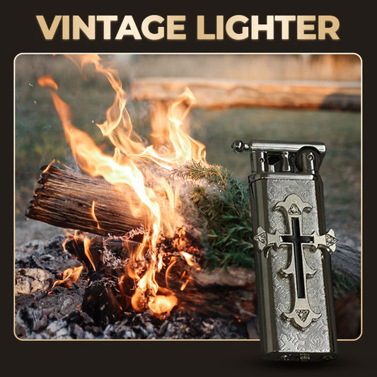 💖HOT SALE 50%~66% OFF💖 Vintage Stylish Cross Design Lighter🎉Buy 2 Get 1 Free🎉