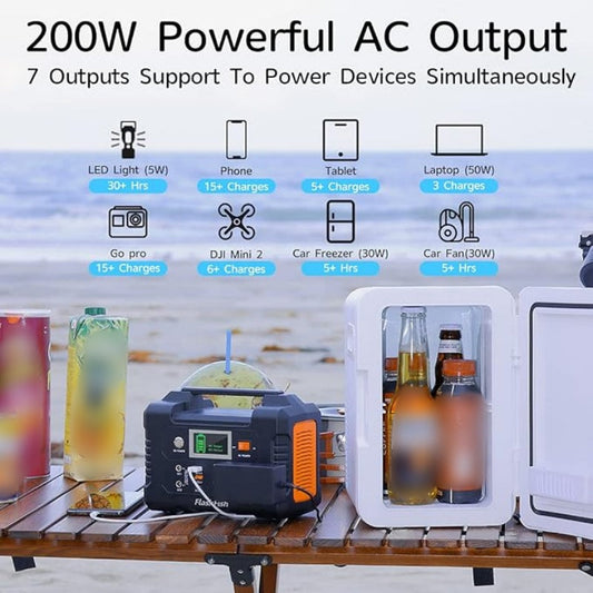 ⏳Time-limited Special⚡200W Portable Power Station with Display❗For three days only, get 50% off all model purchases!💥