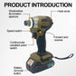Multifunctional Cordless Brushless Lithium-Ion High-Torque Impact Drill Set