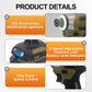 Multifunctional Cordless Brushless Lithium-Ion High-Torque Impact Drill Set