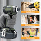 Multifunctional Cordless Brushless Lithium-Ion High-Torque Impact Drill Set