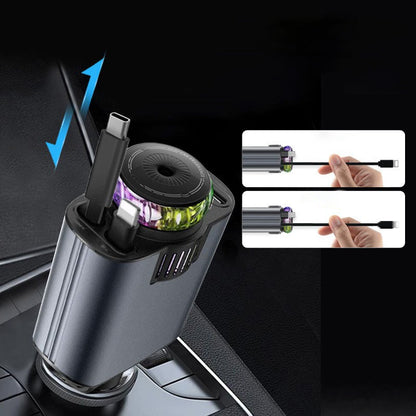 🔋⚡5-in-1 Charger & Aroma Diffuser & Starlight Ceiling