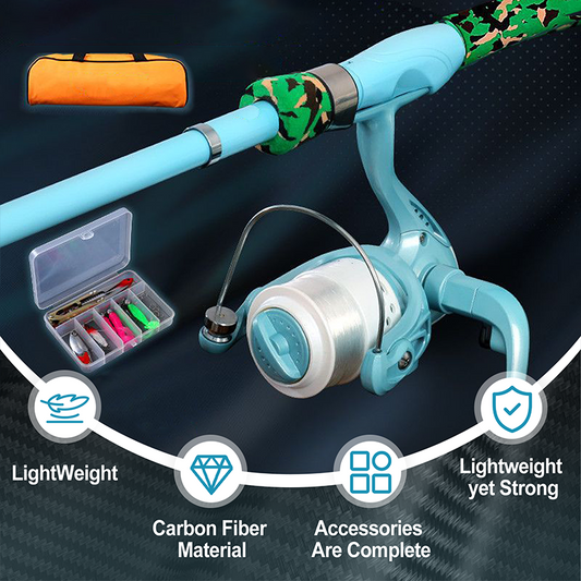🔥Hot New Products🔥Portable complete fishing tackle set🎁Limited Time Special Offer💥50% off the entire set
