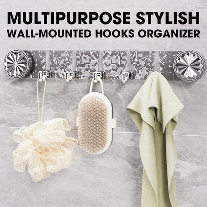 🔥Hot Sale~50% Off🔥Multipurpose Stylish Wall-Mounted Hooks Organizer