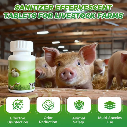 Sanitizer Effervescent Tablets for Livestock Farms