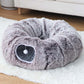 🐾 2-in-1 foldable tunnel bed for cats – Soft, warm, and perfect for indoor use!