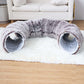 🐾 2-in-1 foldable tunnel bed for cats – Soft, warm, and perfect for indoor use!