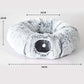 🐾 2-in-1 foldable tunnel bed for cats – Soft, warm, and perfect for indoor use!