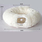 🐾 2-in-1 foldable tunnel bed for cats – Soft, warm, and perfect for indoor use!