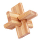 🔥 70% OFF! ✨ Luban Lock Wooden Puzzle - Stimulates Spatial Intelligence, Natural Wood Design, Educational Family Game 🧩🤲