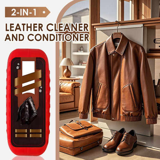 🚗 BUY 3 GET 2 FREE! ✨2-in-1 Leather Cleaner and Conditioner