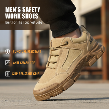 🎄New Year Special Offer promotion Men's Puncture-Proof Safety Work Shoes