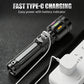 🔦 Multifunctional LED Flashlight with Zoom & Battery Indicator – Ultra-Bright Long Range!