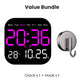🕰️50K+ SOLD!🛏️ 40% OFF! Home & Office Digital Clock – Gentle wake-up, no startling alarms! Adjustable brightness, quiet at night. Shows temperature too. A reliable companion for your daily routine.🌙
