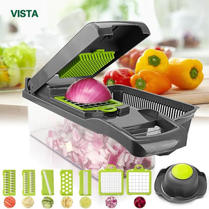 🥔Multifunctional vegetable cutter | 16-piece set🥗 (🔥50% discount)🍏