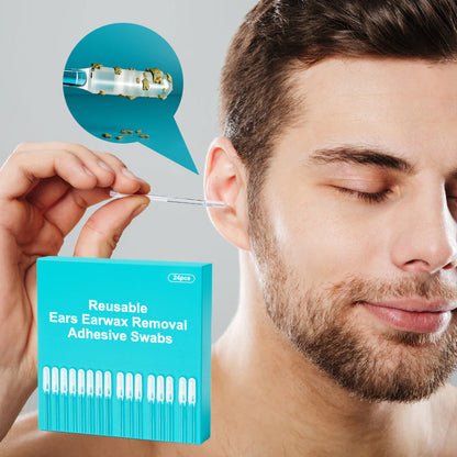 🥳2026 HOT SALE🥳💞50K+ SOLD!🧏‍♂️🌿 50% OFF! Reusable Earwax Remover – Soft adhesive tip, no cotton mess. Simple & gentle for seniors. Keep ears clean & comfortable. 🤲💚