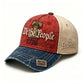 Distressed American Flag Embroidered Cap