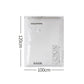 Reusable Vacuum Compression Bag for Clothes Storage