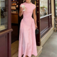 Women’s Elegant Polka Dot A-Line Dress
