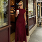 Women’s Elegant Polka Dot A-Line Dress